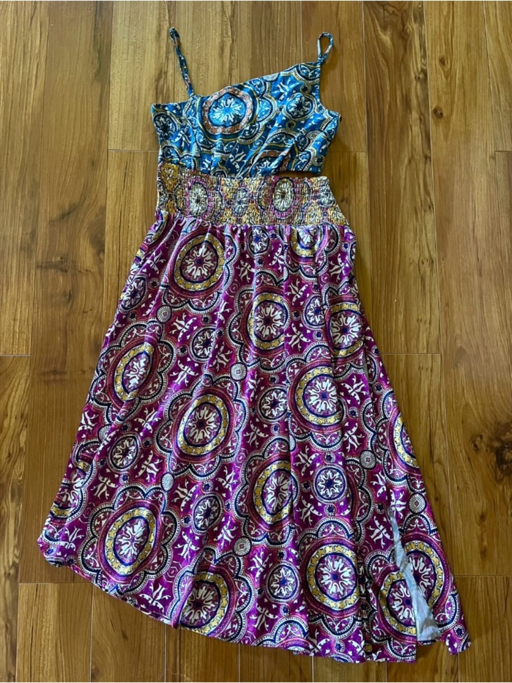 Anthropologie Cutout Smocked Dress New Small - Picture 4 of 16